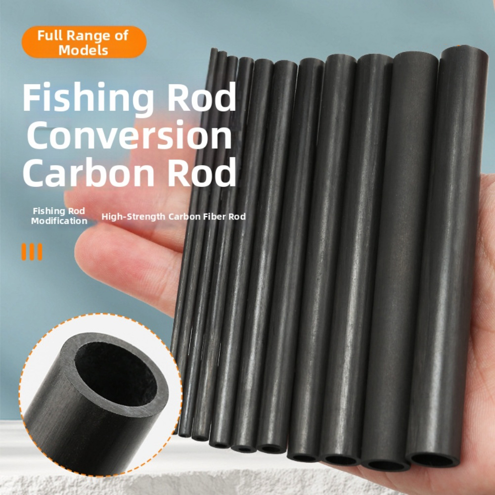 Fishing Rod Repair Kit - 낚싯대 수리용 10cm 블랙 중공 탄소