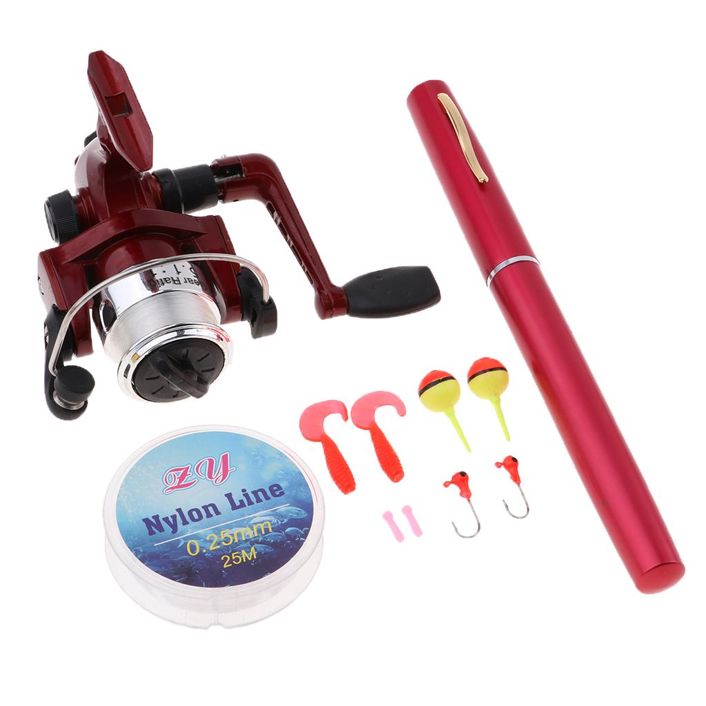 Fishing Rod Combo - 미니 휴대용 포켓 낚싯대 텔레스코픽 폴