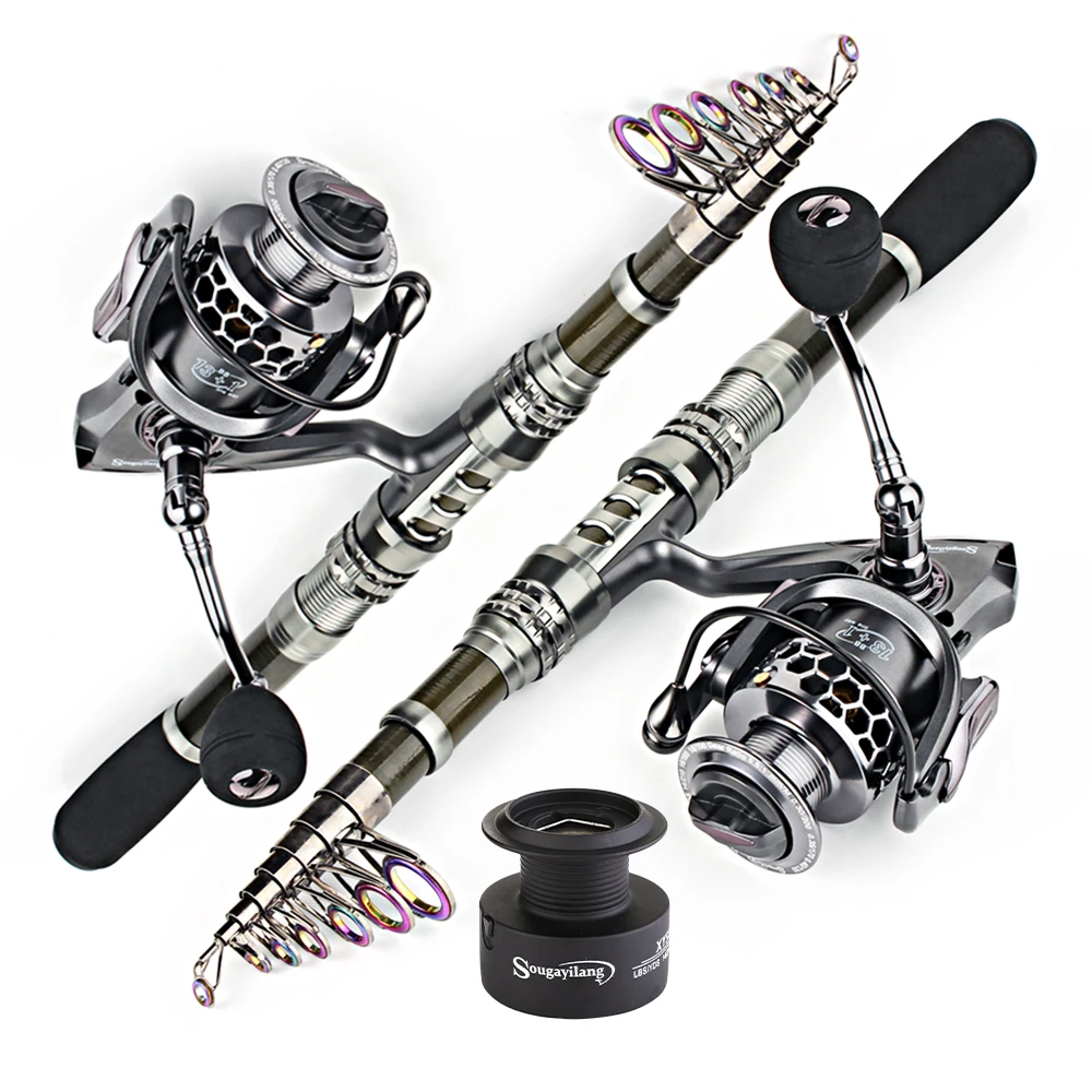 Fishing Rod Surf - Sougayilang 1.8-3.3m 탄소 섬유 스피닝 낚싯대