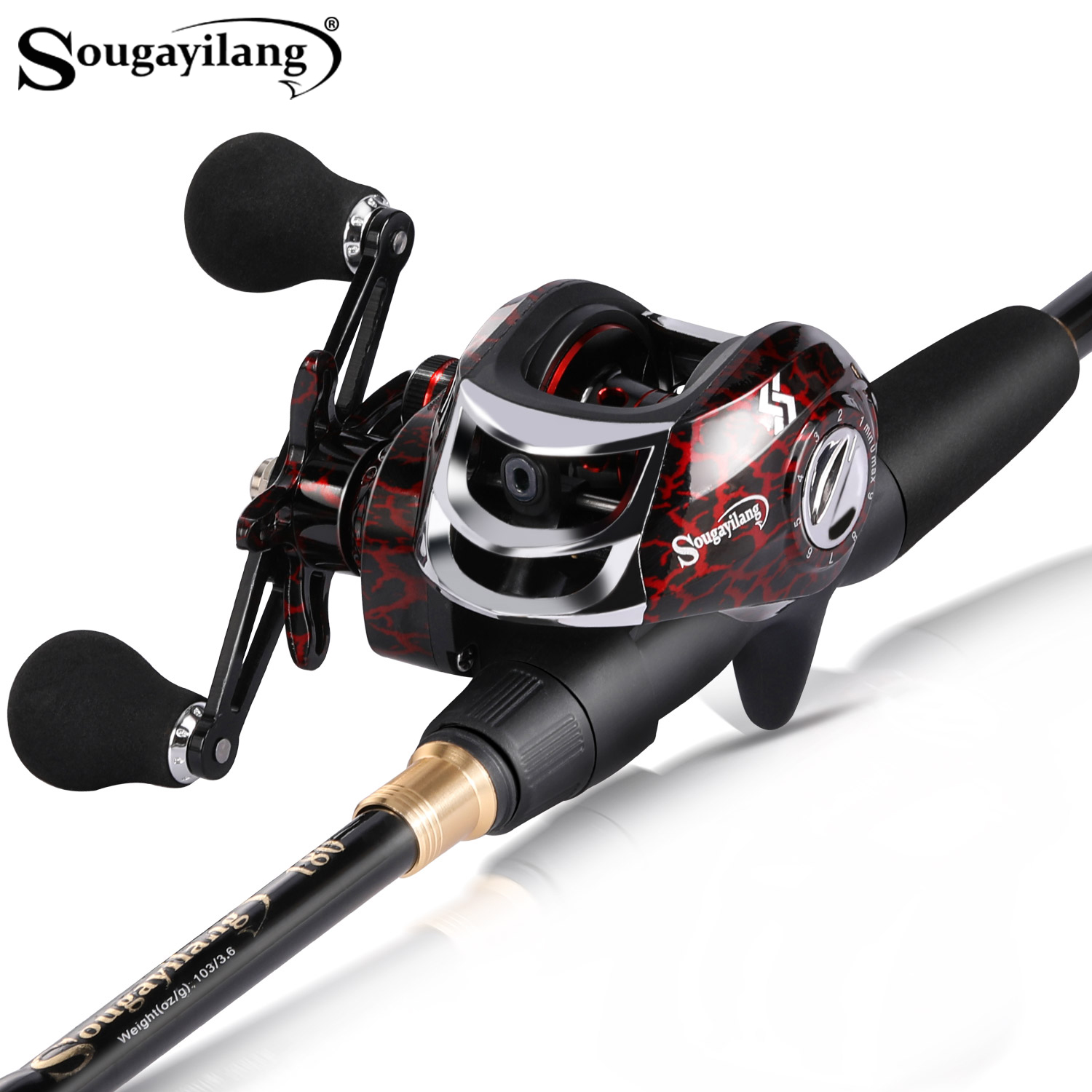 Fishing Rod Combo - Sougayilang 1.8-2.4m 캐스팅 낚시 콤보 텔레스코픽