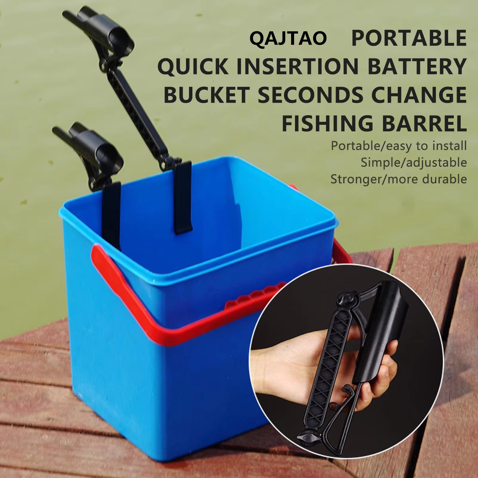QAJTAO 10-25cm 낚싯대 거치대, 아이스 버킷 - Fishing Rod Ice 리뷰 및 가격