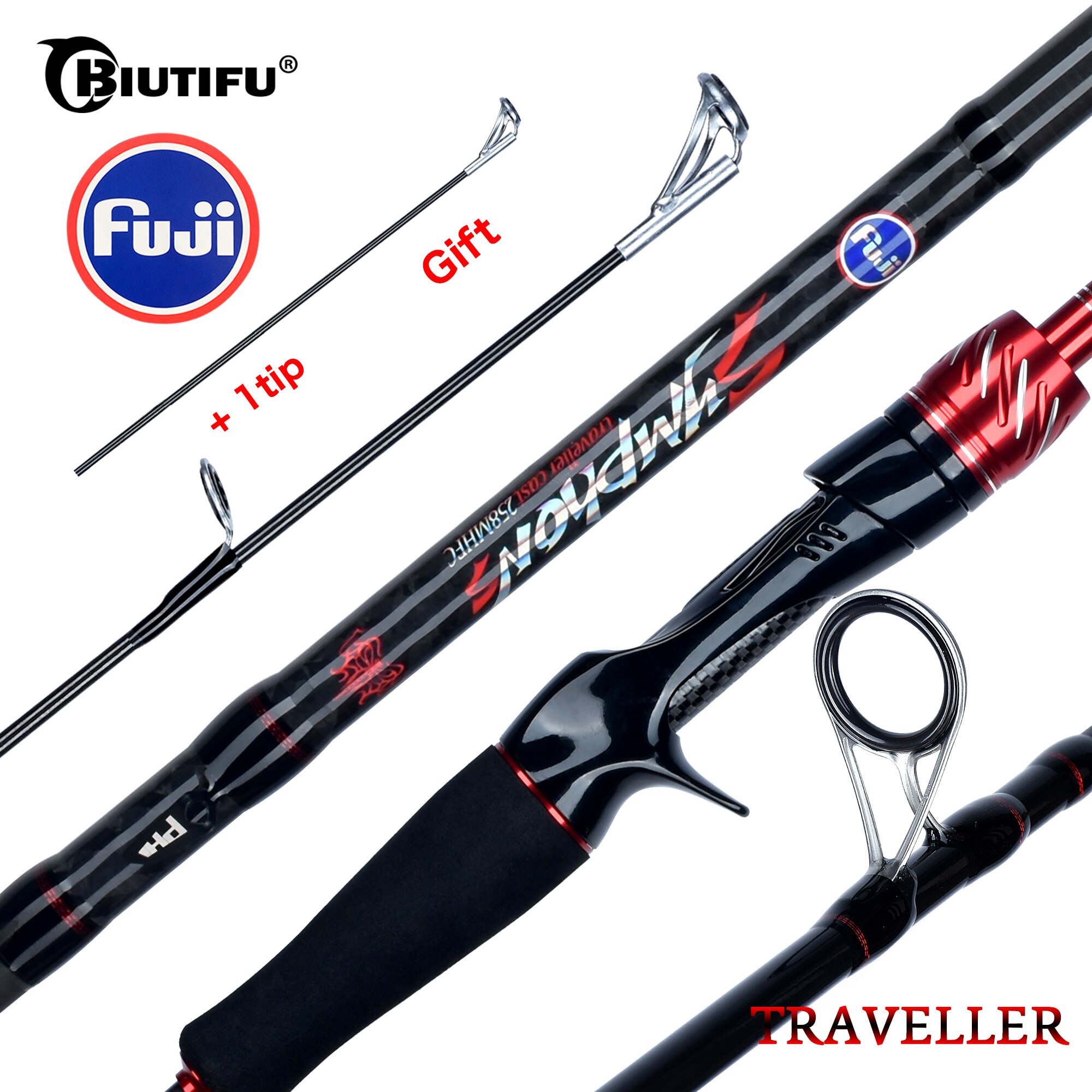 BIUTIFU 여행자 스피닝 캐스팅 후지 루어 미니 바 - Fishing Rod Surf 리뷰 및 가격