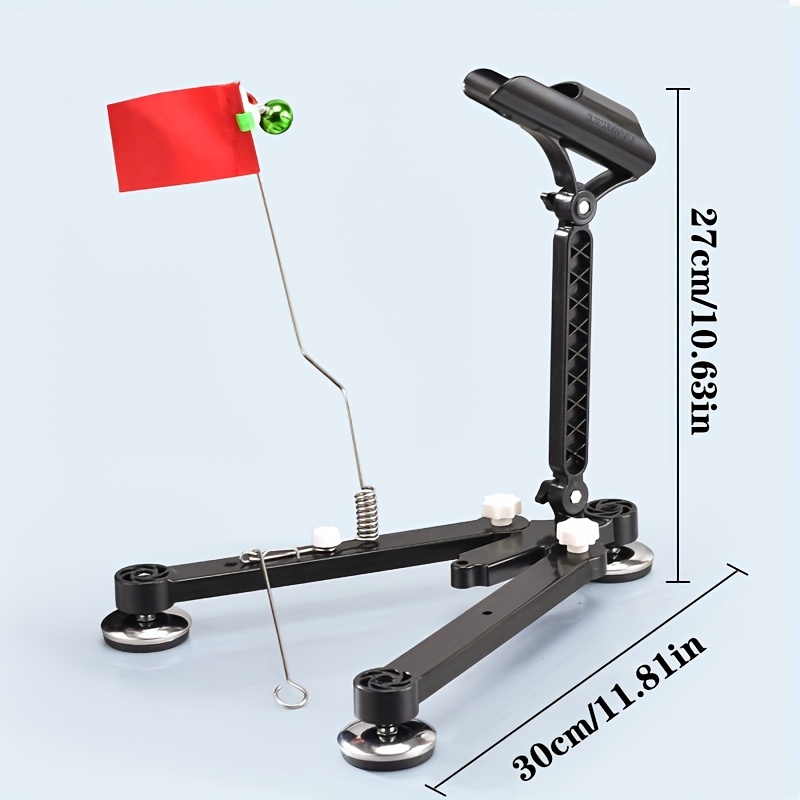 벨 플래그가 달린 접이식 아이스 낚싯대 거치대, 각도  - Fishing Rod Ice 리뷰 및 가격