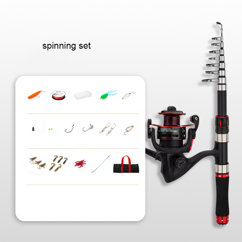카본 파이버 낚싯대 2.1m 스피닝 릴 콤보 세트 가볍 - Fishing Rod Combo 리뷰 및 가격