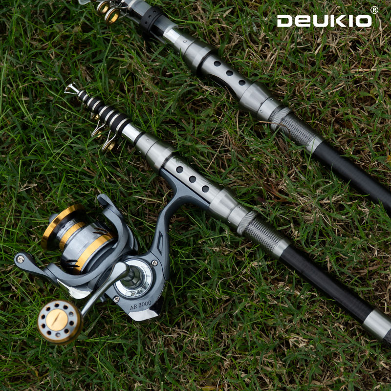 DEUKIO 낚싯대와 릴 콤보 텔레스코픽 낚싯대 스피닝 - Fishing Rod Combo 리뷰 및 가격