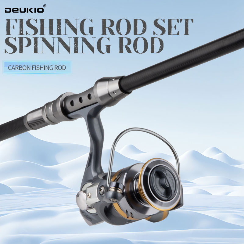 DEUKIO 낚싯대와 릴 콤보 텔레스코픽 낚싯대 스피닝 - Fishing Rod Combo 리뷰 및 가격