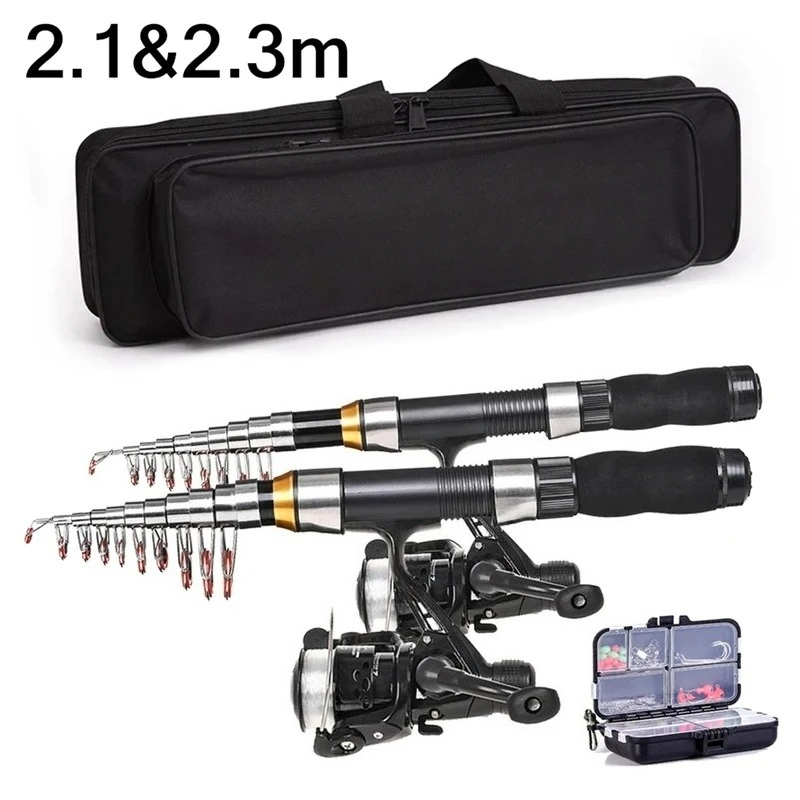 브라브맥 2.1/2.3m 텔레스코픽 낚싯대 릴 콤보 풀 - Fishing Rod Combo 리뷰 및 가격