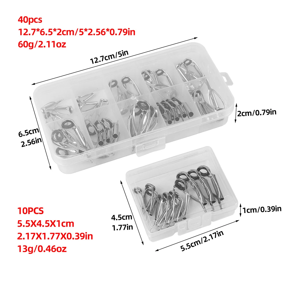 10/40개 낚싯대 팁 수리 키트, 낚싯대 팁 교체용  - Fishing Rod Repair Kit 리뷰 및 가격